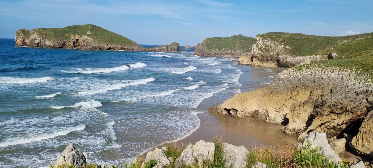 Apartamentos Les Texuques II Nueva De Llanes Εξωτερικό φωτογραφία